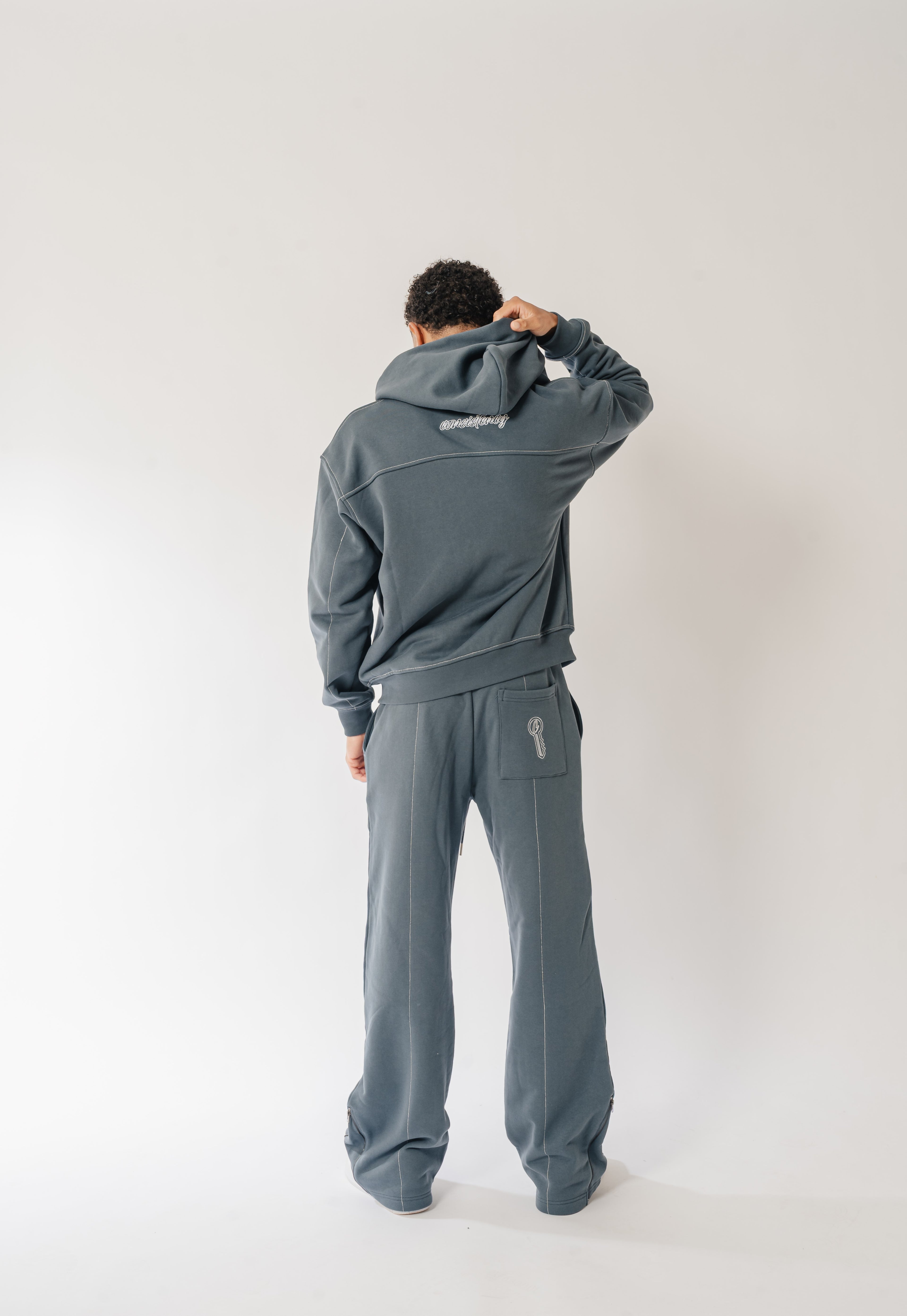 STEEL BLUE TRACKSUIT