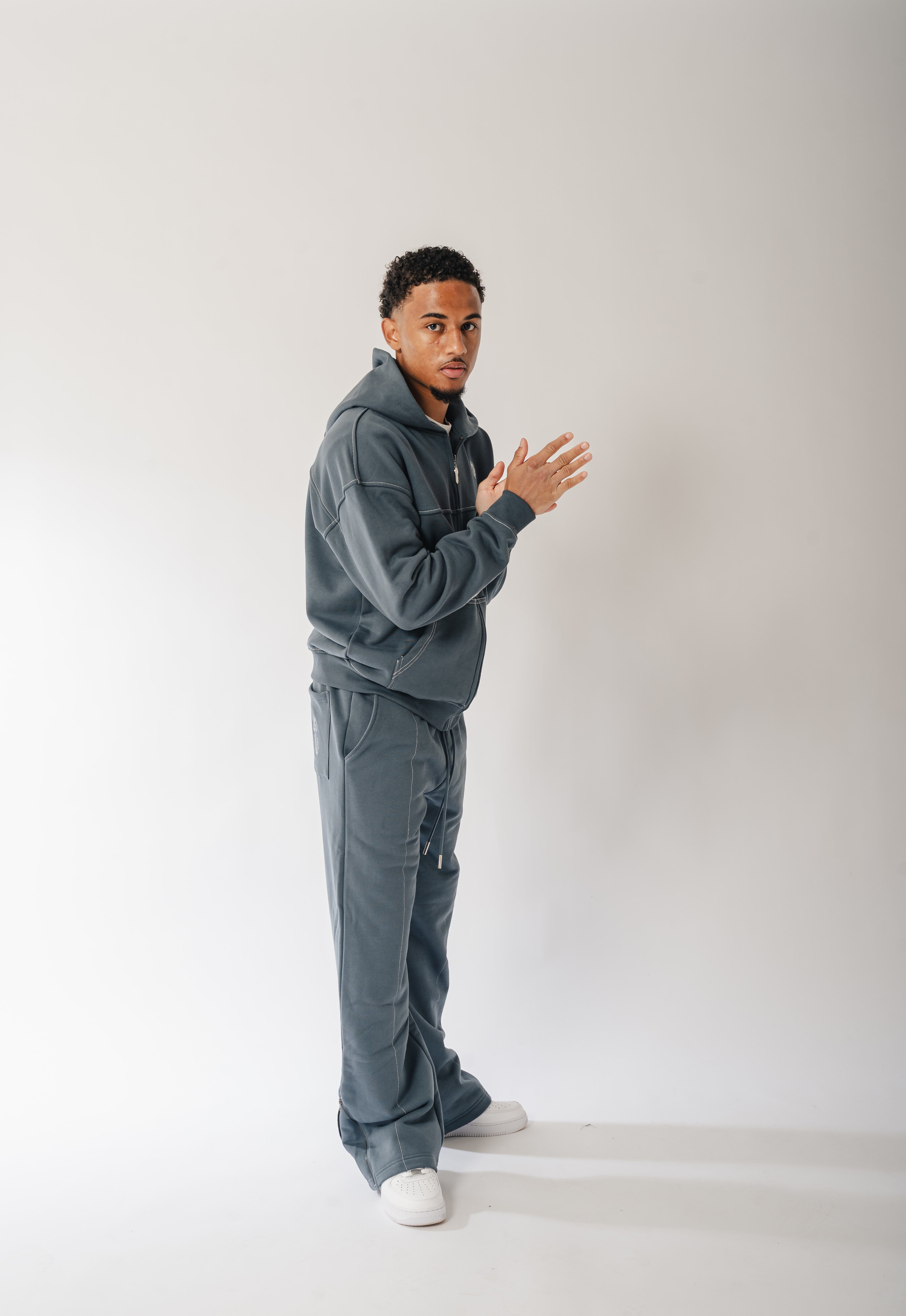 STEEL BLUE TRACKSUIT